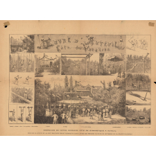 Oeuvre d'Auteuil. Fête des vacances. Exercices de notre dernière fête de gymnastique à Auteuil.