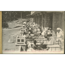 Etablissement Héliothérapique - Fédération générale des Pupilles de l'Ecole publique - Odeillo (Pyrénées-Orientales) - 12 Cartes détachables - Une séance de cure.