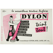 Buvard publicitaire. Teinture Anglaise Dylon.