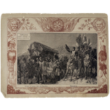 Napoléon rendant hommage au courage malheureux.