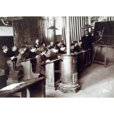 Ecole primaire élémentaire et supérieure de garçons rue Thénard à Sens - Leçon aux 2ème année. 