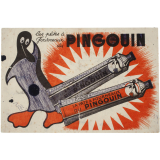Buvard publicitaire. Les pâtes à fourneaux du Pingouin.