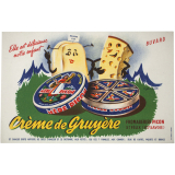 Buvard publicitaire. Mère Picon. Crème de gruyère.