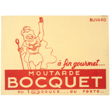 Buvard publicitaire. Moutarde Bocquet.