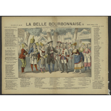 La Belle Bourbonnaise. Opéra-Comique. Paroles de MM. E. Dubreuil et H. Chabrillat, musique de A. Coedès..