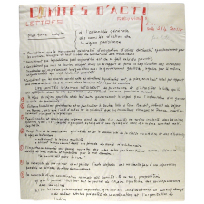 Plate-forme adoptée à l'assemblée générale des comités d'action de la région parisienne.