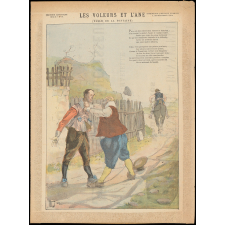 Les Voleurs et l'Ane. (Fable de La Fontaine).
