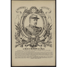 Le Maréchal de Mac-Mahon duc de Magenta, élu Président de la République française dans la séance de l'Assemblée nationale, le 24 mai 1873.