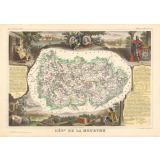 Atlas national illustré. Dépt de la Meurthe. Région Nord-Est n°53.
