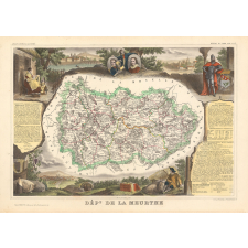 Atlas national illustré. Dépt de la Meurthe. Région Nord-Est n°53.