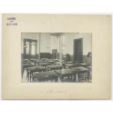 Lycée de Reims. Salle d'études.