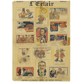 L'opinion allemande d'après les cartes postales.