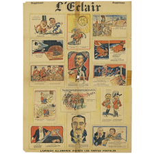 L'opinion allemande d'après les cartes postales.