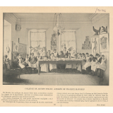 Collège de jeunes filles, atelier de travaux manuels.