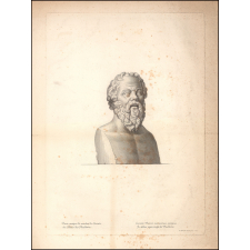 Buste antique de marbre de Socrate au Palais des Thuilleries. Socratis Thorax marmoreus antiquus in oedibus regiis, vulgo les Thuilleries.