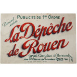 Buvard publicitaire. La Dépêche de Rouen. 