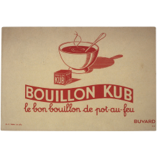 Buvard publicitaire. Bouillon Kub. 