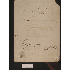 Modèle d'écriture. 