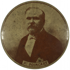 Boîte à l'effigie du président Poincaré.