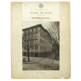 Ecole Ségurane de Filles et Garçons, Ville de Nice, Façade Principale.