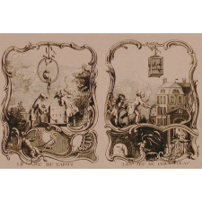 Le Jeu du sabot. le jeu du cerceau.