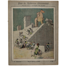 Prise de Troie par les Grecs - Art et Histoire militaires - Première Série-Attaque des places. I. Antiquité. N°2. 