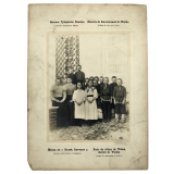 Ecole du village de Wolma, district de Wiatka, groupe de maîtresses et d'élèves, Zemstvo de Gouvernement de Wiatka, Album de vues des écoles. 