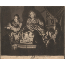 A philosopher giving a lecture on the orrery.