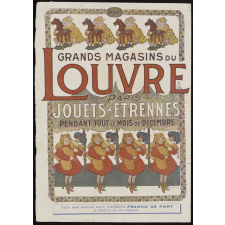 Grands magasins du Louvre, Paris. Jouets, étrennes 1908.
