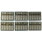Cartons du Loto des départements de la France.