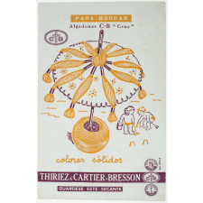 Buvard publicitaire. Fils à coudre Thiriez & Cartier-Bresson.