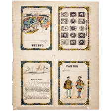 Scène d'inondation (1866) - Timbres-Poste français et étrangers.