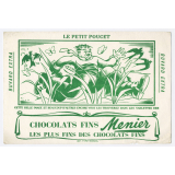 Buvard publicitaire. Le Petit Poucet. Chocolats fins Menier. 