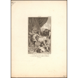 Iliade. Achille pleure sur le corps de Patrocle et traine à ses pieds le cadavre d'Hector. Ch.t XXIIIe.