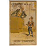 Carte réclame. Aux Phares de la Bastille. Histoire drôle. 