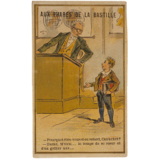 Carte réclame. Aux Phares de la Bastille. Histoire drôle.
