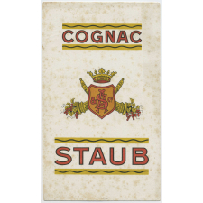 Buvard publicitaire. Cognac Staub.