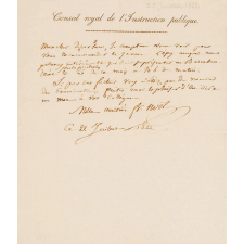 Lettre de recommandation. 