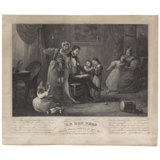 Le bon père. Voilà, mes enfans ; la récompense du plus sage !!.