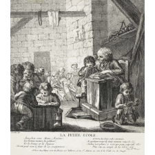 Recteur et Docteur de l'Université de Paris. XVIe siècle. Licencié recevant le bonnet de maître-ès-arts. XVIe siècle.