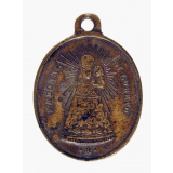 Médaille religieuse à l'effigie de Notre-Dame de Lorette. 