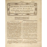 Annonces, affiches et avis divers de Picardie, Artois, Soissonnais et Pays-Bas françois.