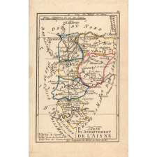 Carte du département de l'Aisne.