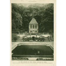 Ecole Normale Supérieure de Sévres. Un coin du parc transformé en jardin japonais. Une séance de manipulations par les élèves de première année au laboratoire de chimie. L'escalier d'honneur qui conduisait, au XVIIIe siècle, à la salle d'exposition, devenue bibliothèque.