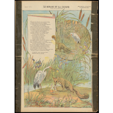 Le Renard et la Cigogne. (Fable de La Fontaine).