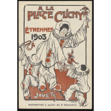 A la place Clichy. Etrennes 1903.
