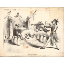 La bourse ou la guerre ! Dites-donc, sans vous commander; voudriez vous bien m'acquitter cette petite note ? Pl. 463.