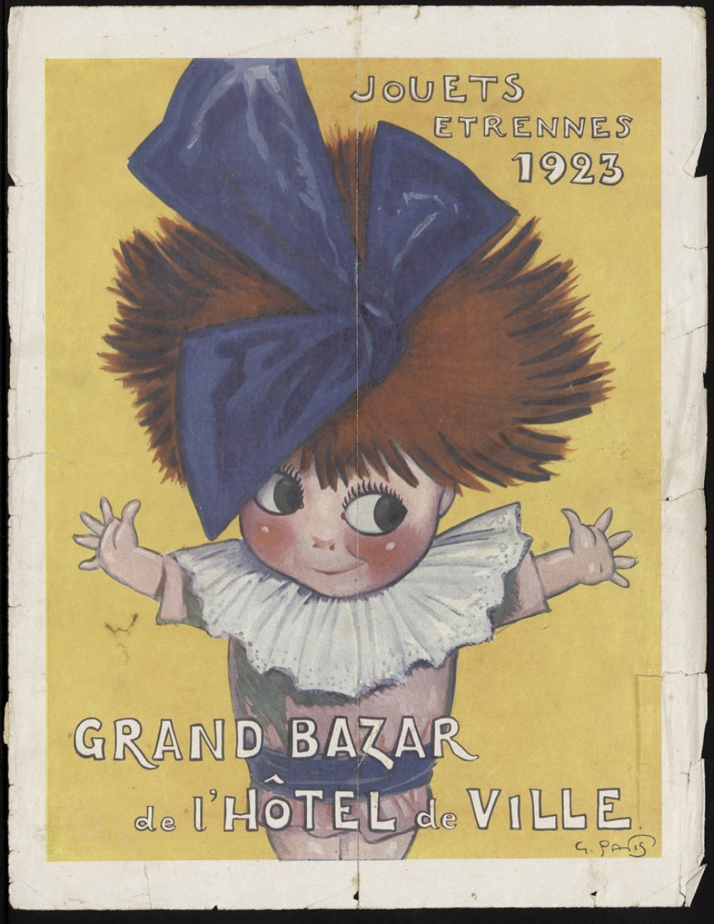 Grand Bazar de l'Hôtel de Ville. Jouets, étrennes 1923.