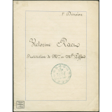 Cahier de calligraphie. 