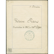 Cahier de calligraphie. 